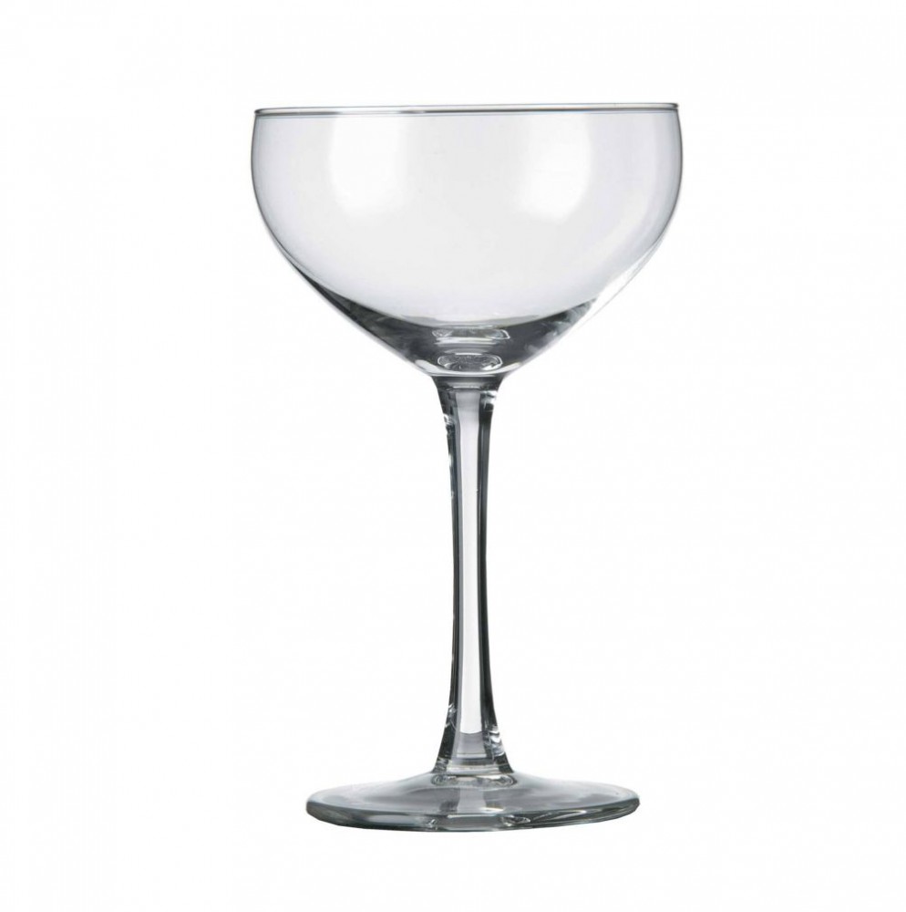 Champagnecoupe Royal Leerdam 613162 Specials 24 cl. transparant met hoge steel en mogelijkheid tot graveren of bedrukken